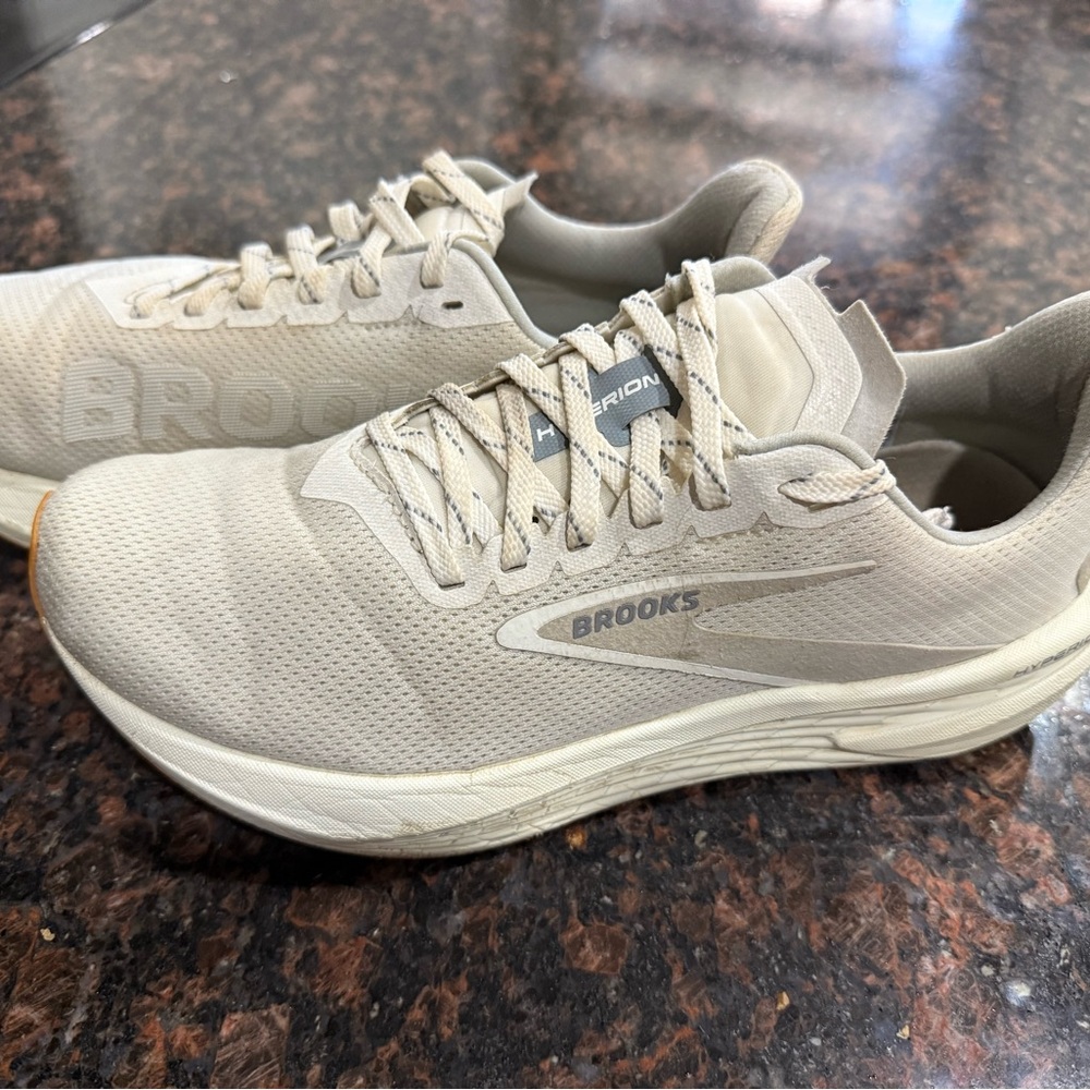 Brooks Beige Athletic Shoes